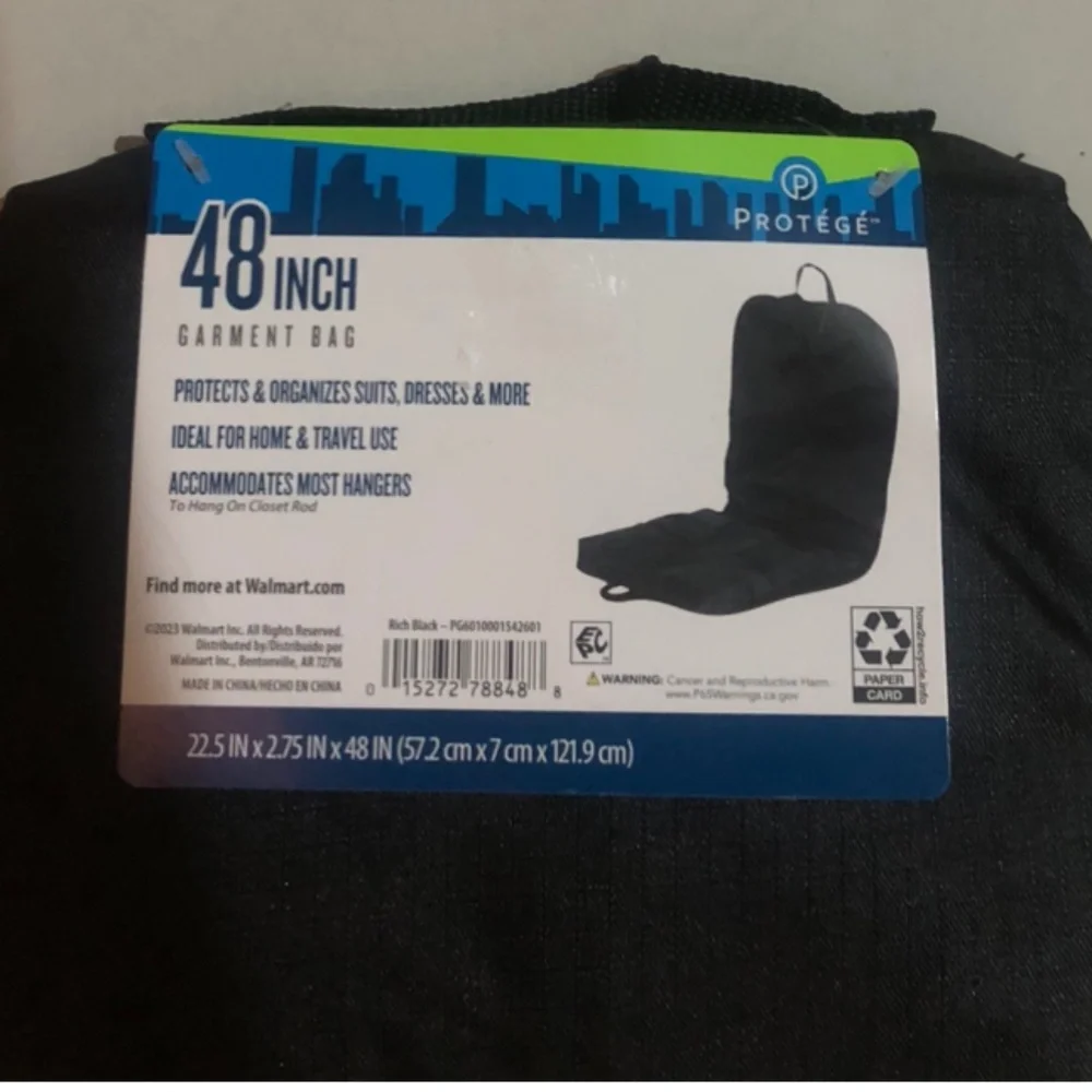 COPY - Protégé 48 inch polyester travel garment carrier- Black